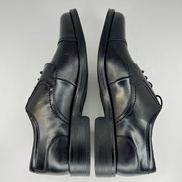 Chaps Mens 96-26844 Black Belmont Cap Toe Leather Oxford Size 13 M Dress Shoes main image 4